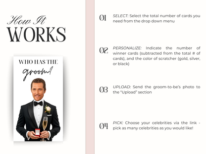 Who Has The Groom Bridal Scratch Off Game