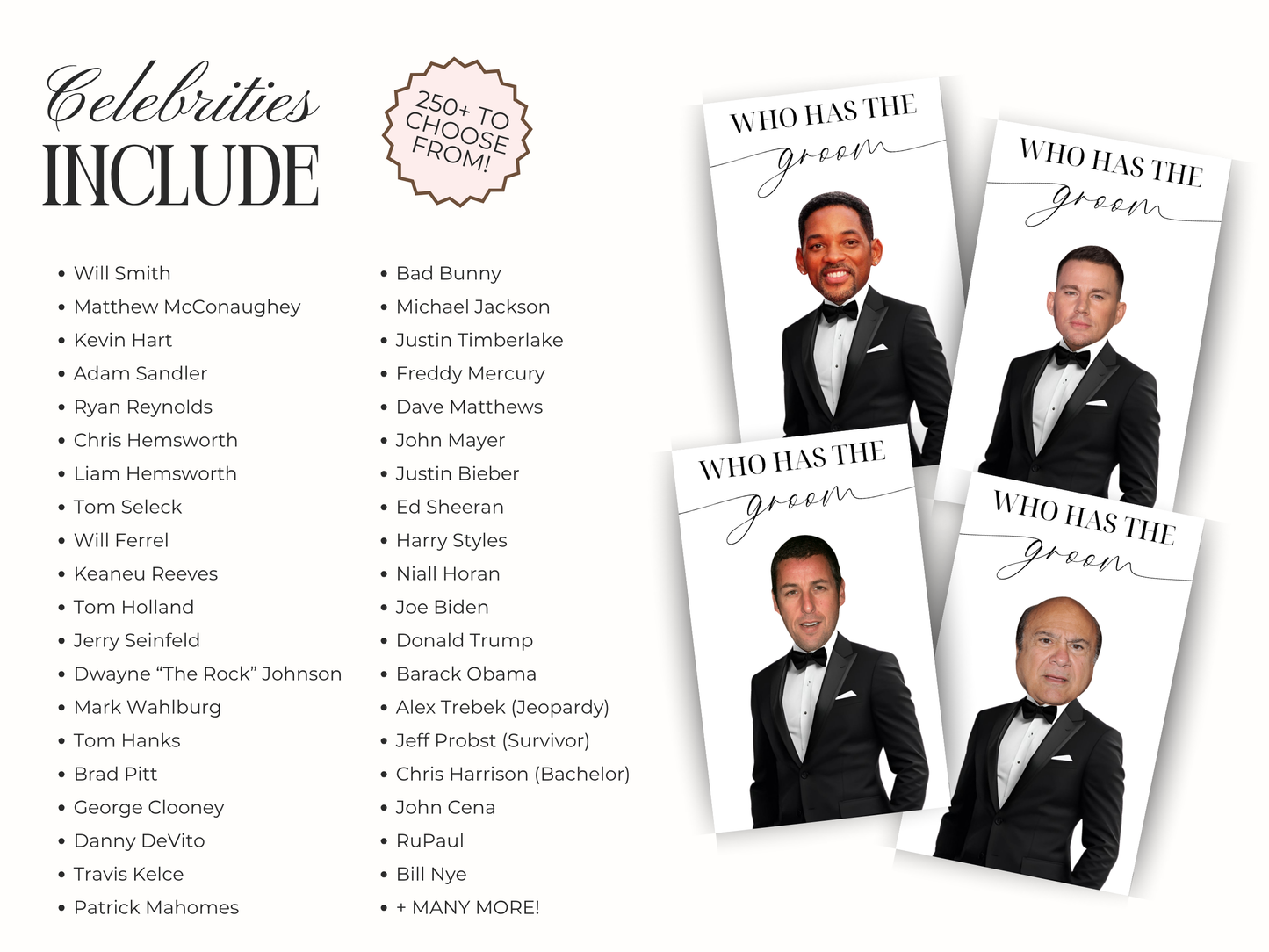 Who Has The Groom Bridal Scratch Off Game