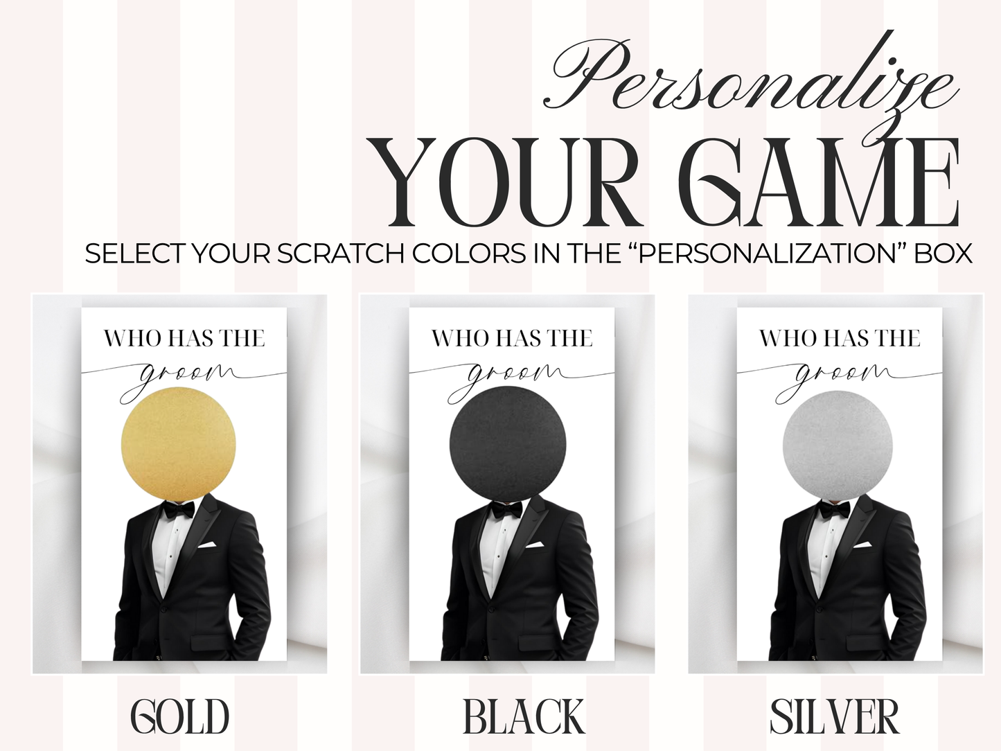 Who Has The Groom Bridal Scratch Off Game