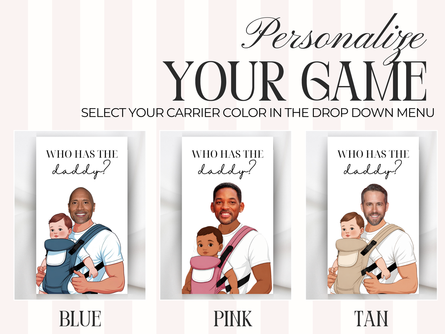 Who Has The Daddy Baby Shower Scratch Off Game