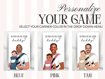 Who Has The Daddy Baby Shower Scratch Off Game