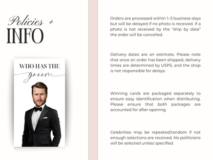 Who Has The Groom Bridal Scratch Off Game