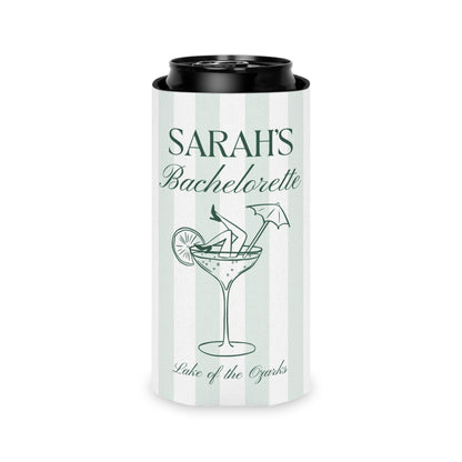Personalized Bachelorette Can Cooler