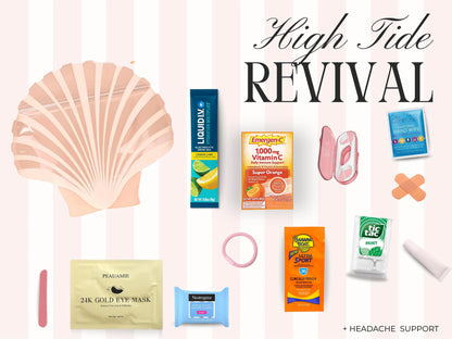 Seashell Hangover Wellness Kit