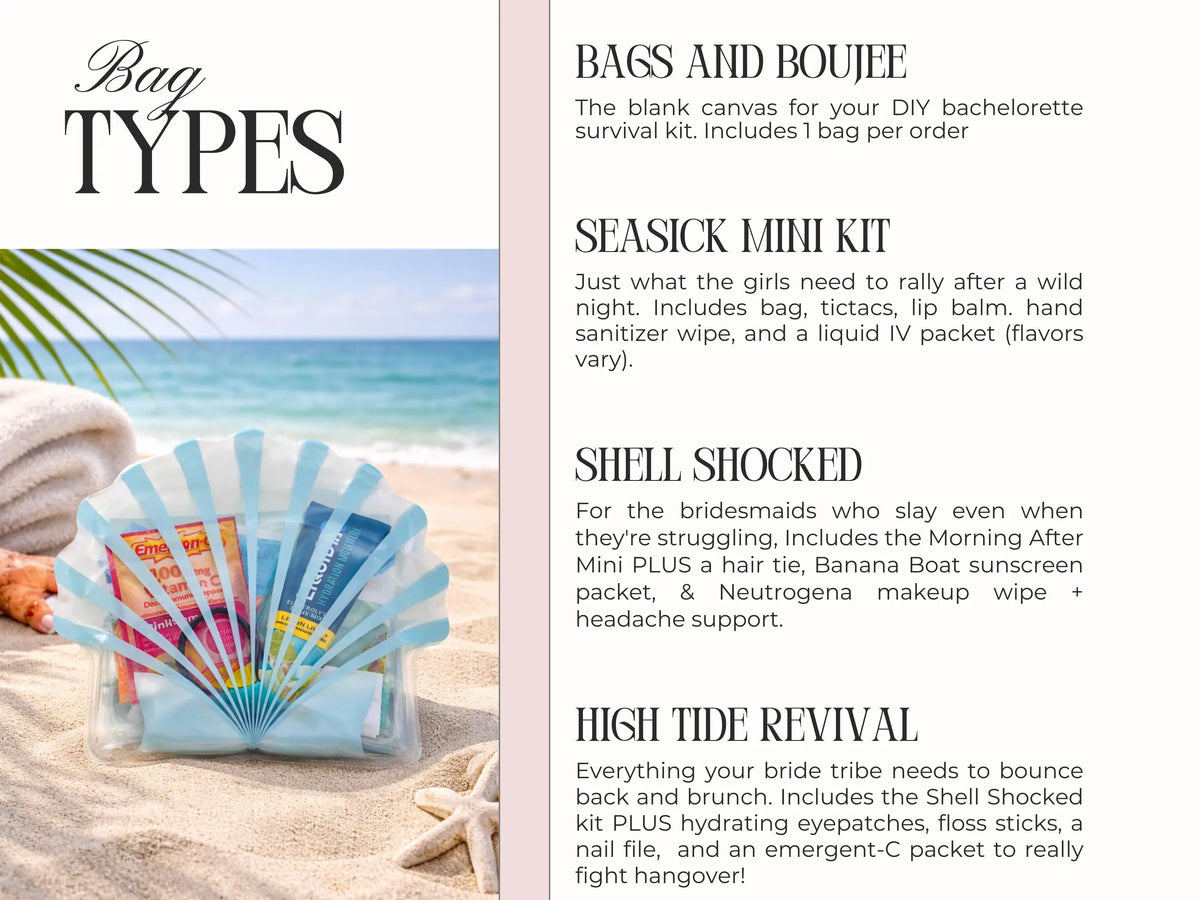 Seashell Hangover Wellness Kit