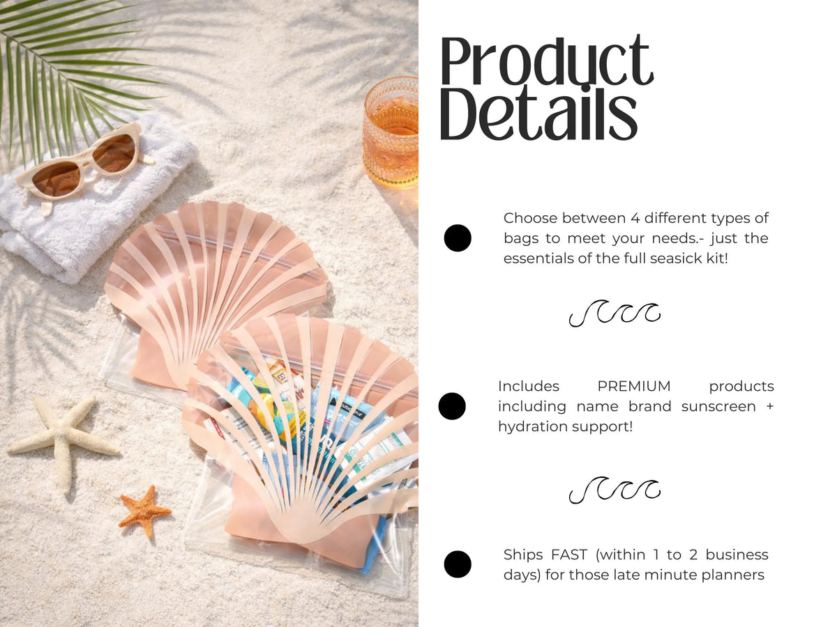 Seashell Hangover Wellness Kit
