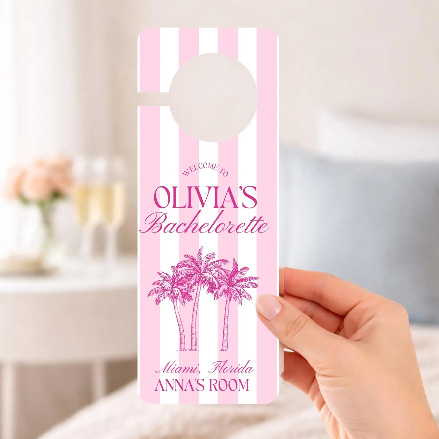 Bachelorette Door Sign - Do Not Disturb Door Hanger