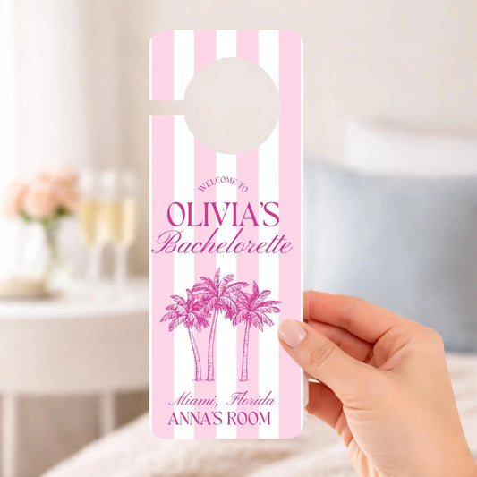 Bachelorette Door Sign - Do Not Disturb Door Hanger