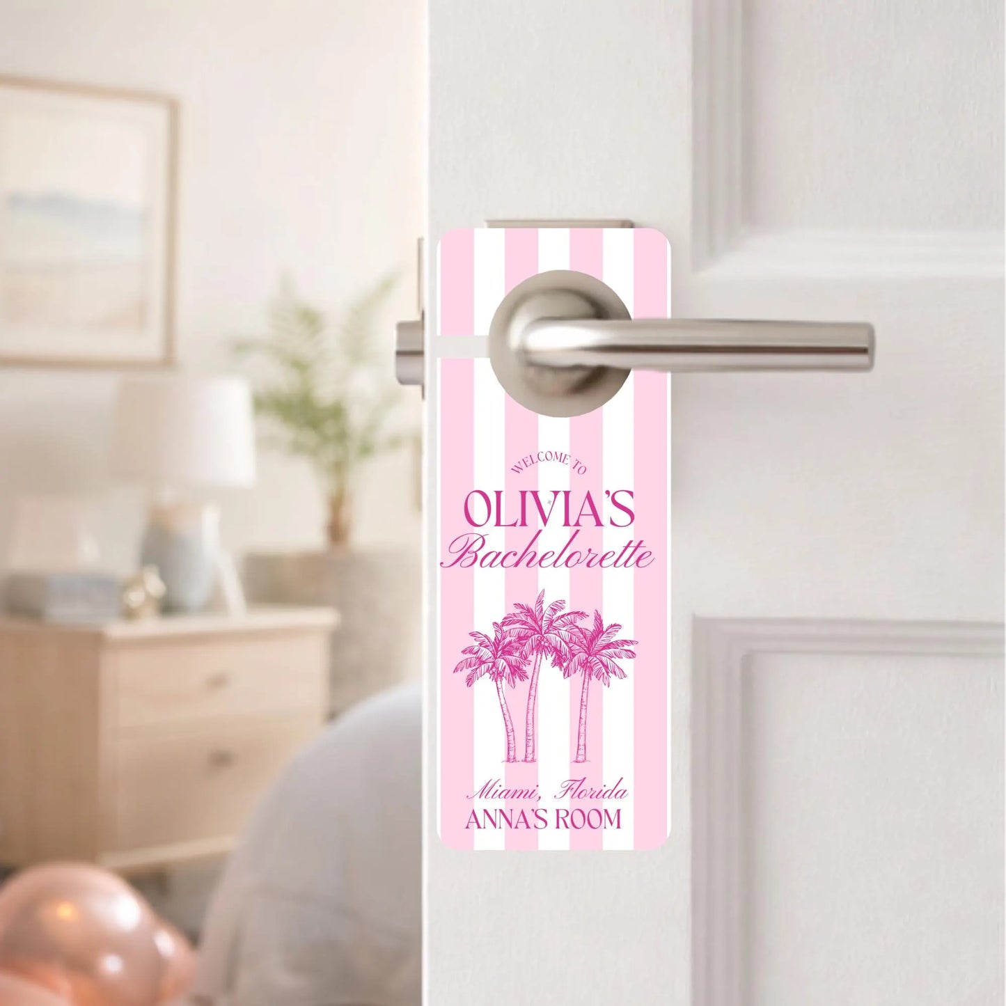 Bachelorette Door Sign - Do Not Disturb Door Hanger